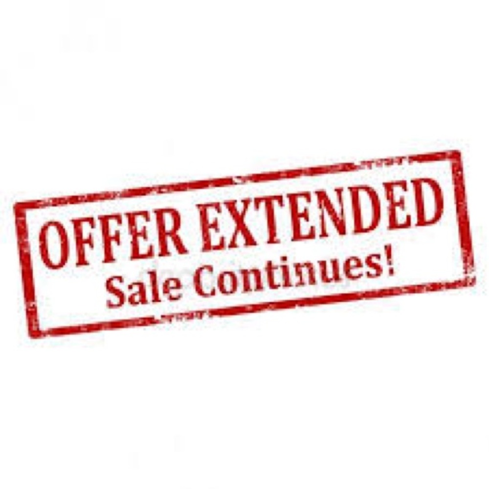 Sale still going!